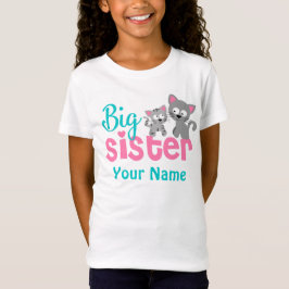 Skjorta för storasysterkattungepersonlig tee shirt