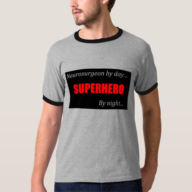 Skjorta för SuperheroNeurosurgeon T T-shirt (Framsida)