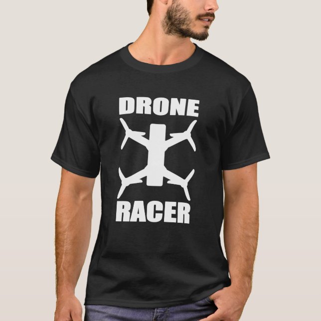 Skjorta för surrRacermörk T Shirt (Framsida)