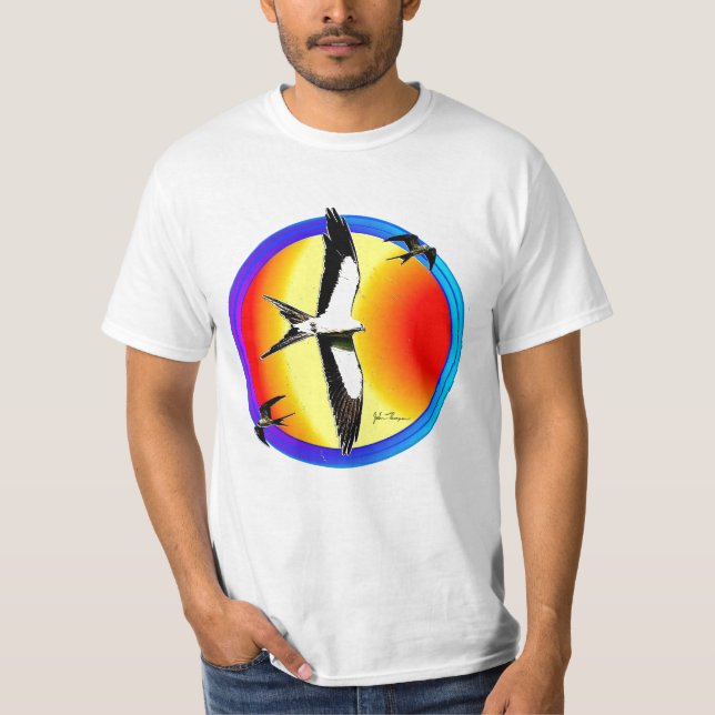 Skjorta för svalasvandrakar T T-shirt (Framsida)