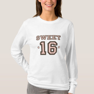 Skjorta för sweet sixteenlångärmad T Tee