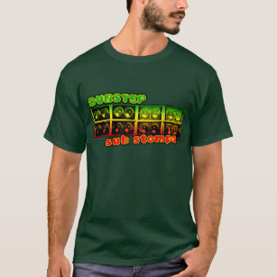 Skjorta för system för DUBREGGAE DUBSTEP solid T-shirt