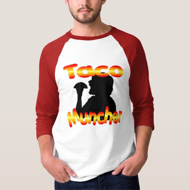 Skjorta för TacoMuncher baseball T Shirt (Framsida)
