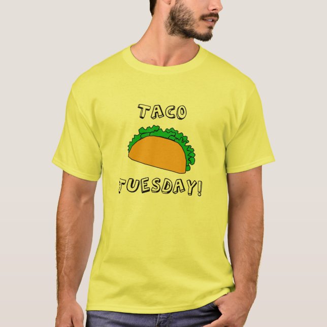 Skjorta för Tacotisdagutslagsplats Tee (Framsida)