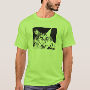 skjorta för tangentbordkattansikte t shirt