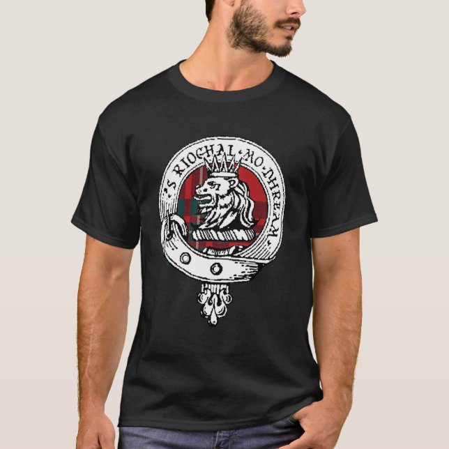 Skjorta för Tartan för klanGregor emblem Tee (Framsida)