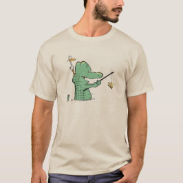 Skjorta för tecknad för alligatorluftfartyg tee shirt