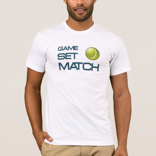 Skjorta för tennismatch T Tee Shirt (Framsida)