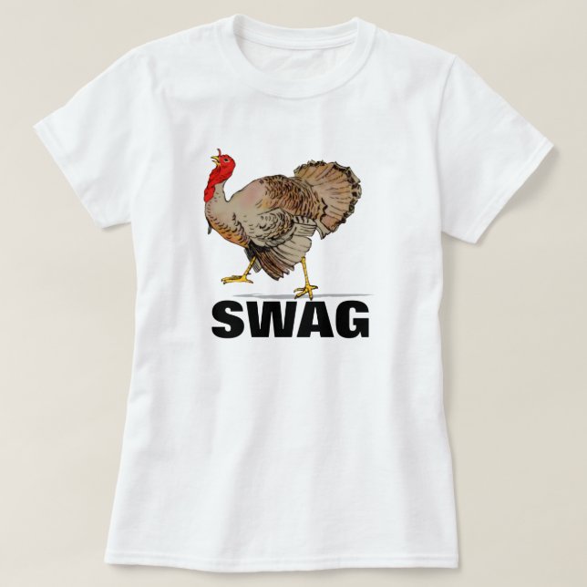 Skjorta för thanksgiving för Turkiet bylte rolig T-shirt (Design framsida)