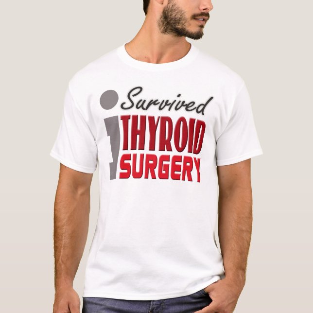 Skjorta för Thyroidkirurgiöverlevande Tee Shirt (Framsida)