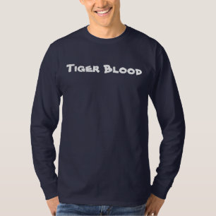 Skjorta för tigerblodlångärmad tee