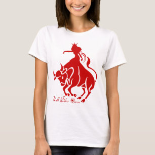 Skjorta för tjurryttaredrottning t-shirt
