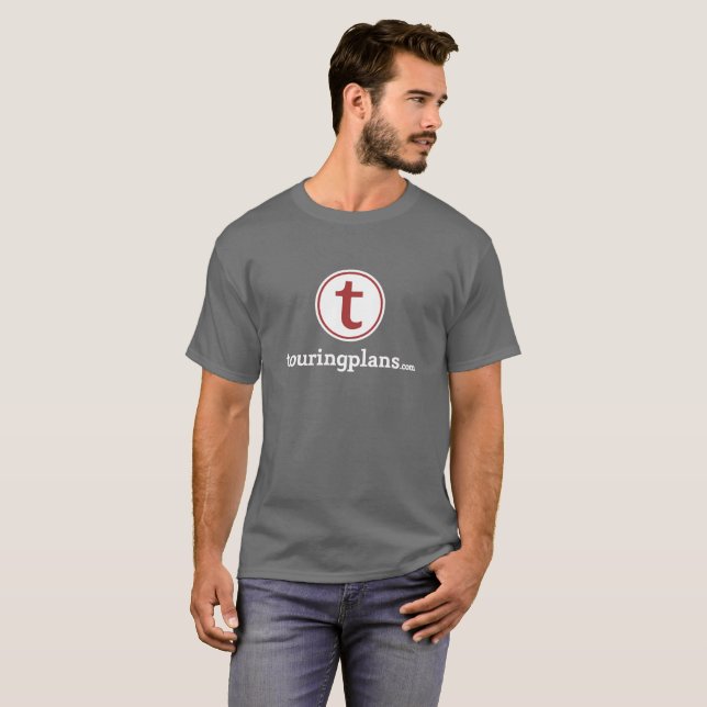 skjorta för TouringPlans.com logotyp T Shirt (Hel framsida)