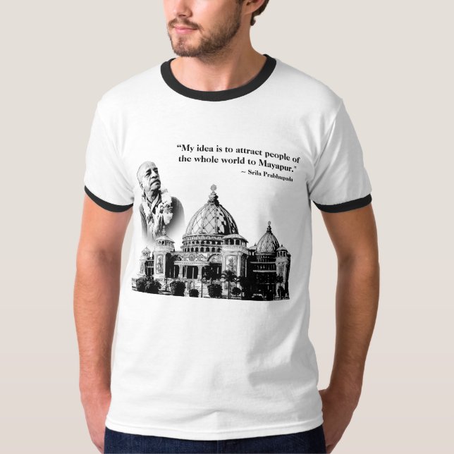 Skjorta för TOVP/Srila Prabhupada T Shirt (Framsida)