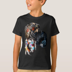 Skjorta för tre hästar t-shirt