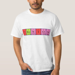 Skjorta för Trenton periodisk bordnamn Tee Shirt
