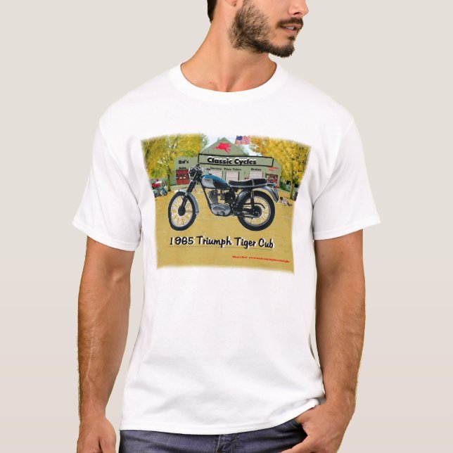 Skjorta för triumf för klassikermotorcyklar 1969 tee shirt (Framsida)