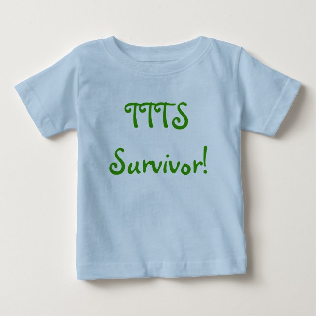 Skjorta för TTTS-överlevandespädbarn Tee (Framsida)