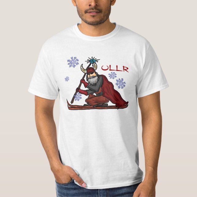 Skjorta för Ullr snögud T-shirt (Framsida)