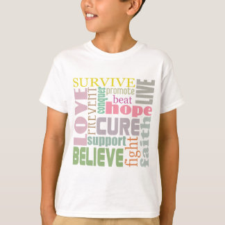 Skjorta för ungar för ord för hjärnskada inspirera tee shirt