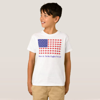 Skjorta för ungestjärna- & strejkaörnför evigt t shirt
