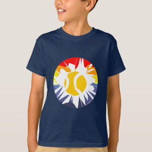 Skjorta för ungetennisutslagsplats t shirt