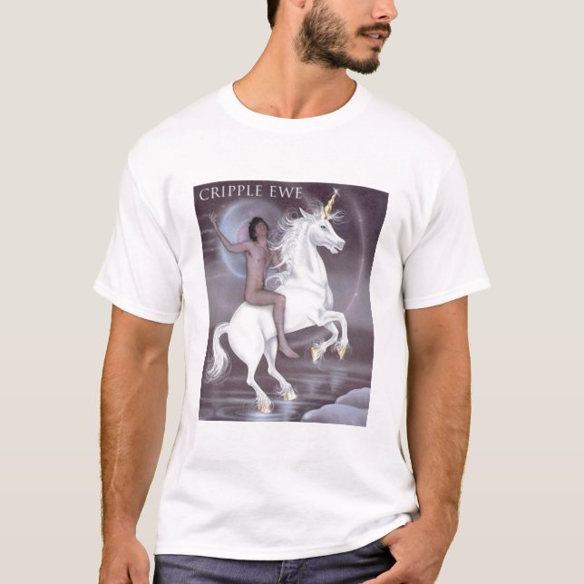 Skjorta för UnicornryttareUnicorn T Shirt (Framsida)