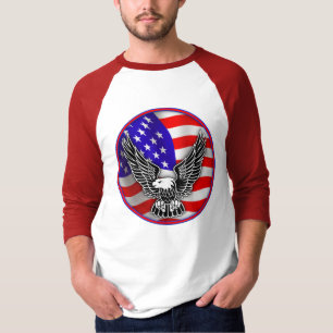 Skjorta för United States amerikanska flagganörn Tee