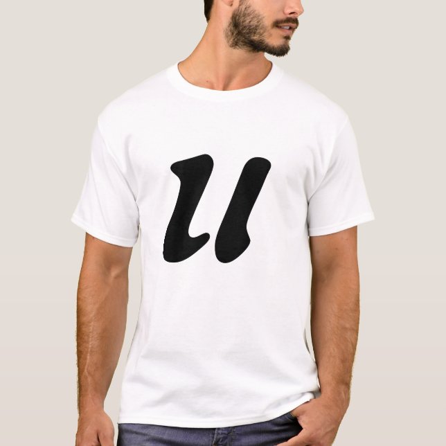 Skjorta för URbanomics brev t Shirt (Framsida)