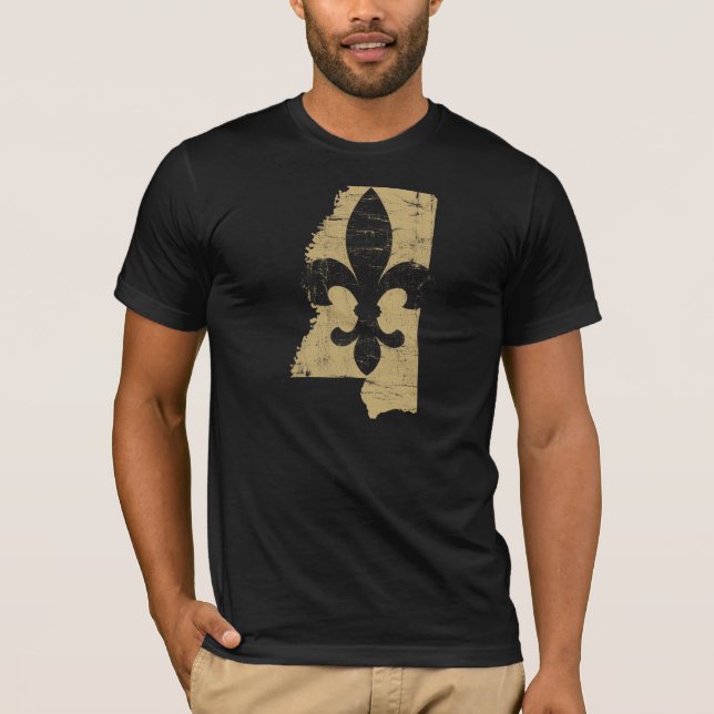Skjorta för utslagsplats Fleur-De-Lis Tee (Framsida)