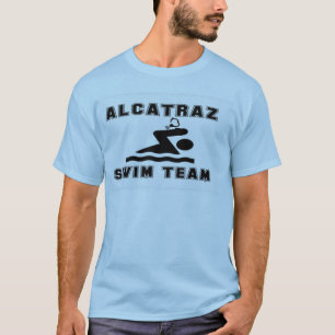 Skjorta för utslagsplats för Alcatraz simmalag Tee Shirt