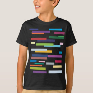 Skjorta för utslagsplats för färgade randungar t shirt