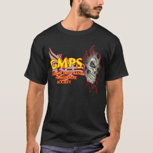 skjorta för utslagsplats för gmpsskallelogotyp t-shirt