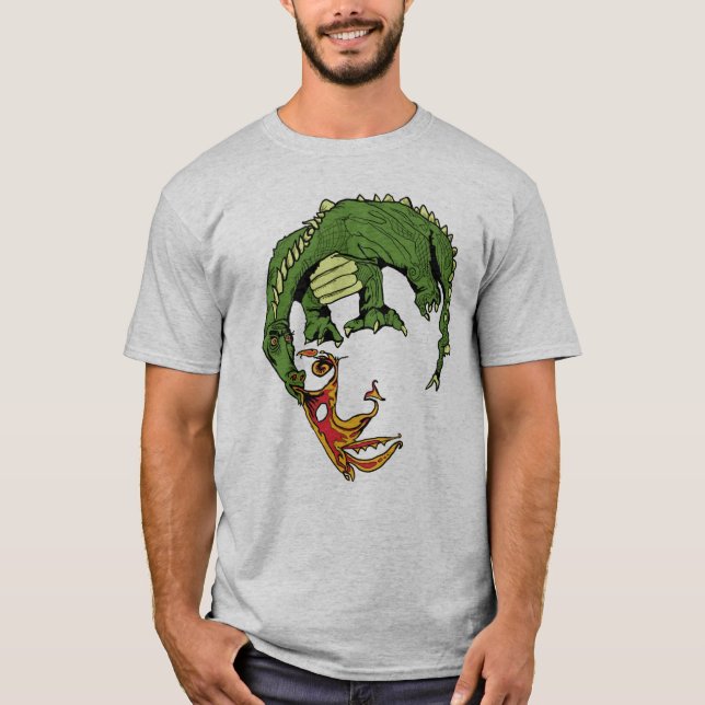 skjorta för utslagsplats för illusion för tee shirt (Framsida)