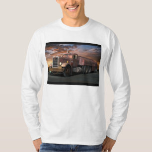 Skjorta för utslagsplats för långärmad för tee shirt