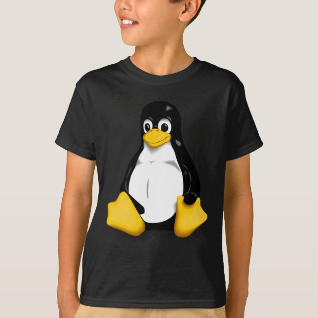 Skjorta för utslagsplats för LinuxTuxungdom Tee (Framsida)