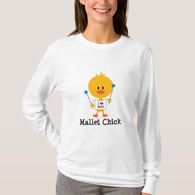Skjorta för utslagsplats för Malletchicklångärmad T-shirt (Framsida)