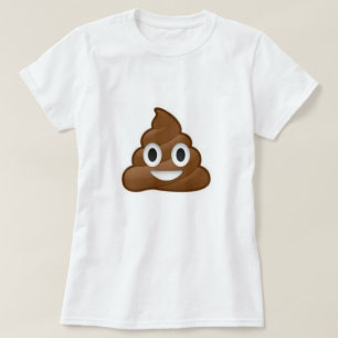 Skjorta för utslagsplats för PoopEmoji glass Tee