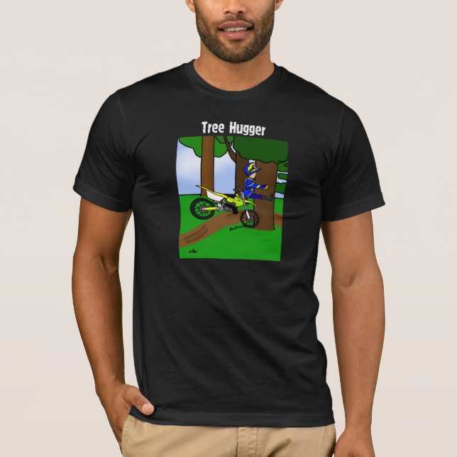 Skjorta för utslagsplats för smutscykel tree tee shirt (Framsida)