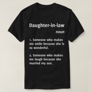 Skjorta för utslagsplats för sonhustrudefinition t shirt