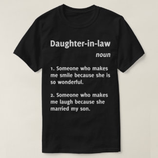 Skjorta för utslagsplats för sonhustrudefinition t shirt