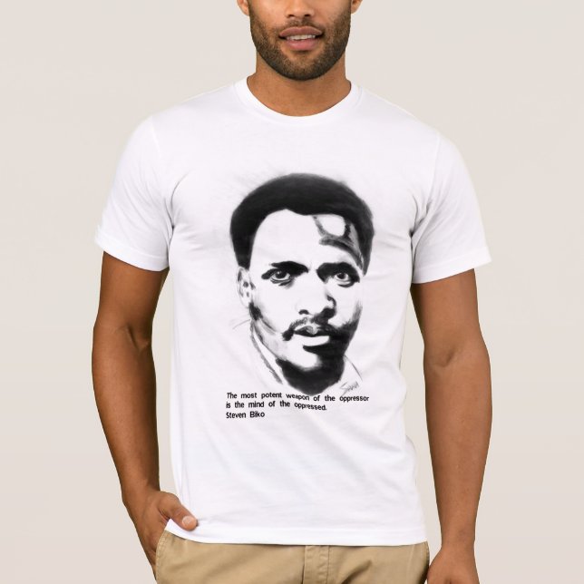 Skjorta för utslagsplats för Steven Biko Tee Shirt (Framsida)