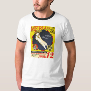 Skjorta för utslagsplats för vintagecirkusCorgi T-shirt