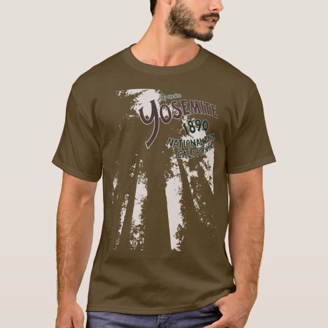 Skjorta för utslagsplats för Yosemite Tee Shirt (Framsida)