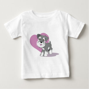 Skjorta för valp för kärlekminiatyrSchnauzer Tee Shirt