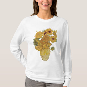 Skjorta för Van Gogh solros T Tee Shirt