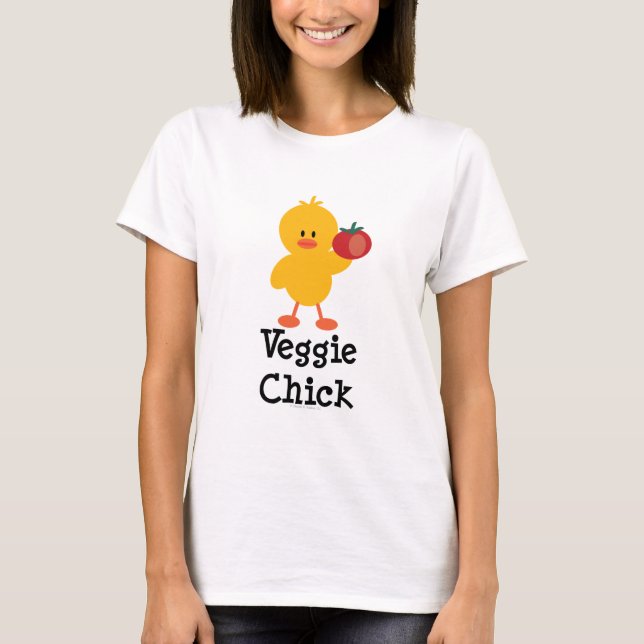 Skjorta för Veggiechick T Tee (Framsida)