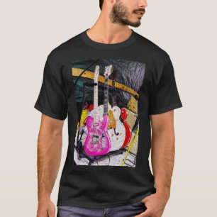 Skjorta för vintagegitarrutslagsplats t shirt