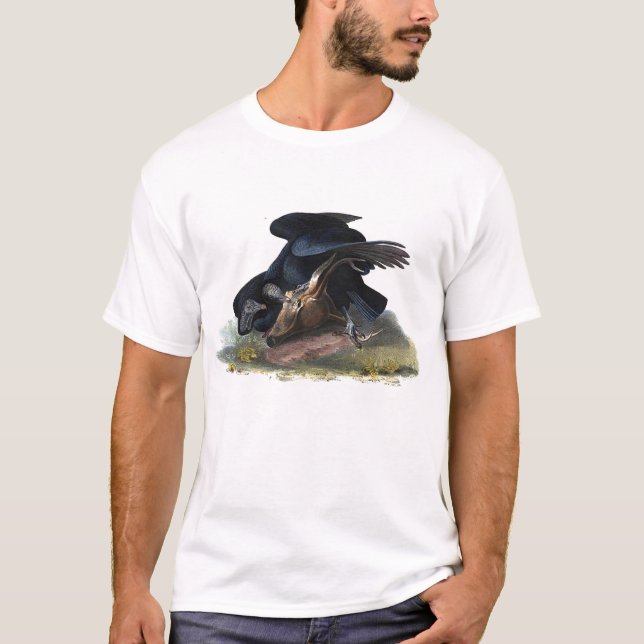 Skjorta för vintagekadaverkråka T Tee Shirt (Framsida)