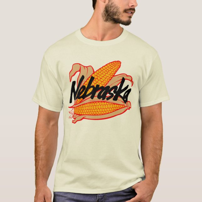 Skjorta för vintageNebraska maj Tröja (Framsida)